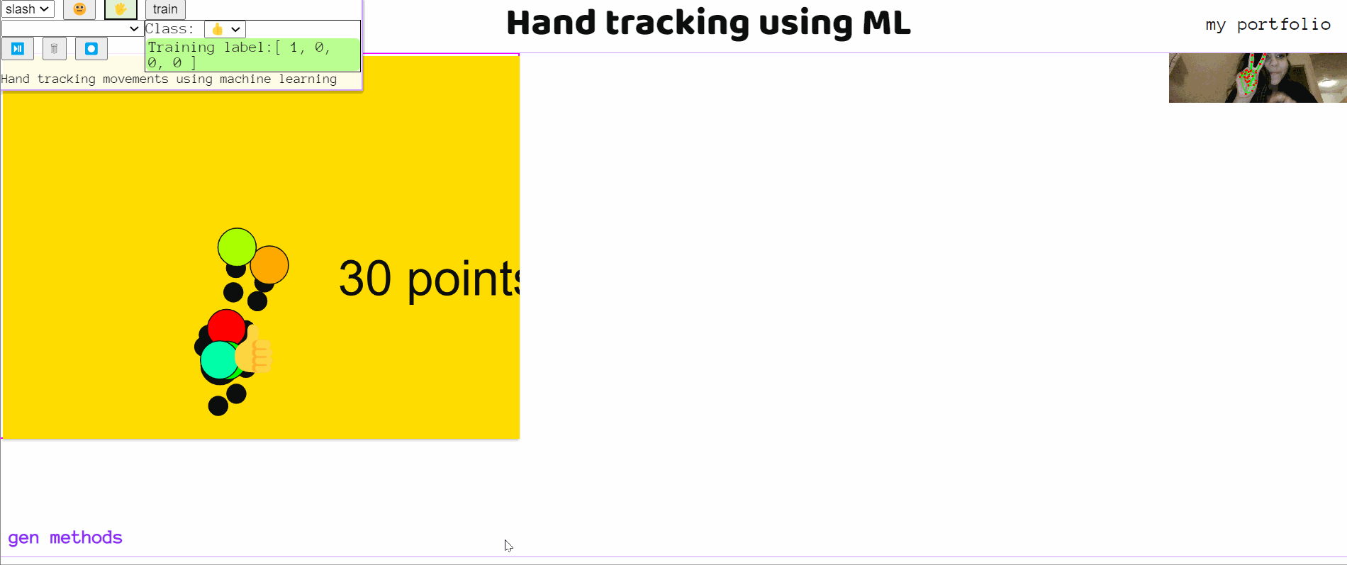 hand-tracking using machine learning