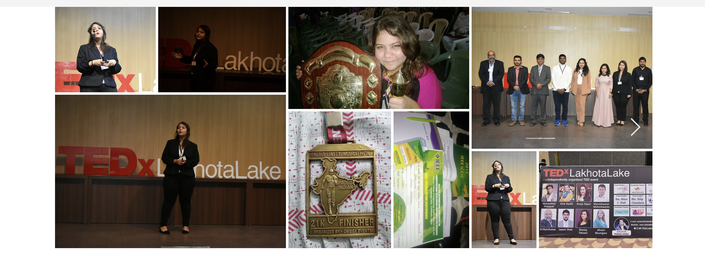 Afreen Bhumgara - TEDx talks, speaking events, and awards